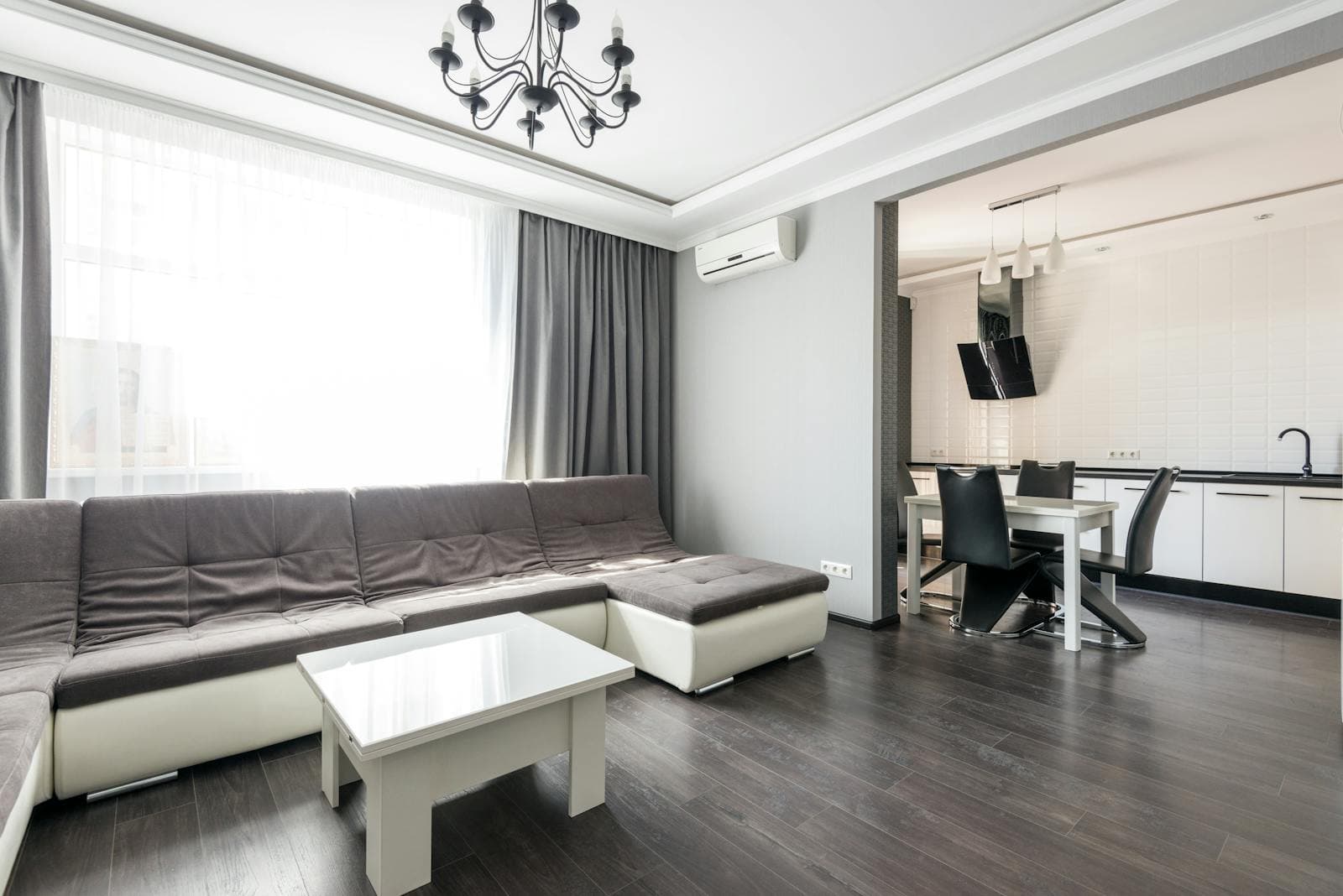 Bitmiş modern daire — tadilat sonrası